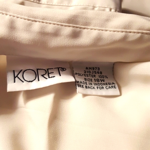 Kcoret Womens Button Up Blouse Size 18W - Picture 7 of 8